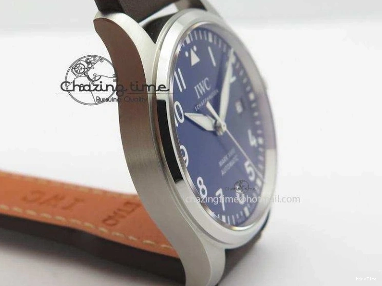 MIROTIME 0223 Mark XVIII Le Petit Prince IW327004 SS Mk Maker Best Edition Blue Dial On Brown Leather Strap A TimelessDesign 7296